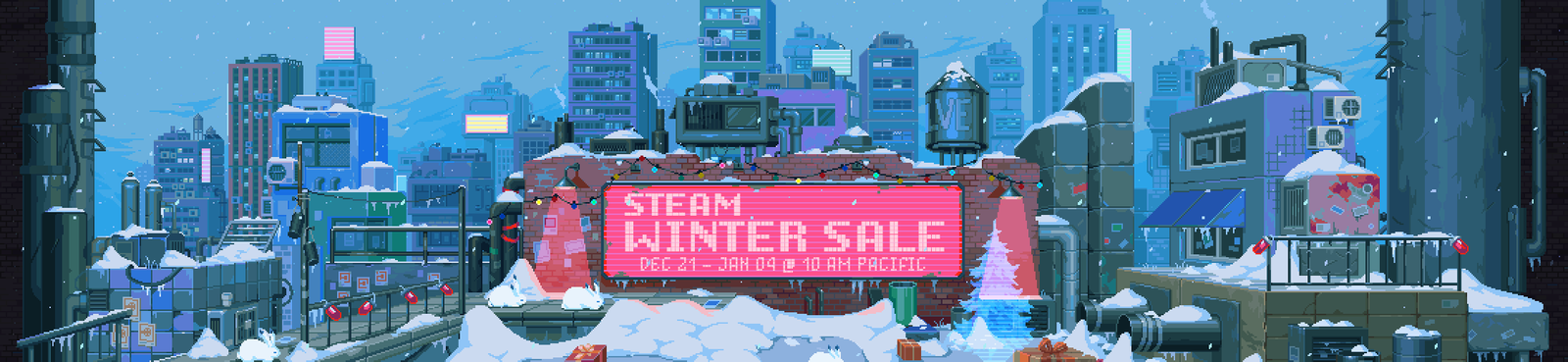 2023 Steam Winter Sale logo.